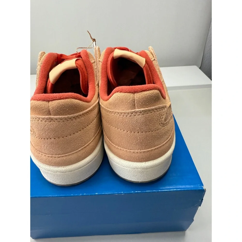 Adidas Forum Low CL Clay Red Suede Gum Sole Sneakers JS1098 Mens 8 Womens 9New